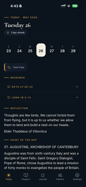 Orthodox Daily Companion screenshot 1
