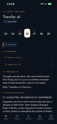 Orthodox Daily Companion iPhone screenshot