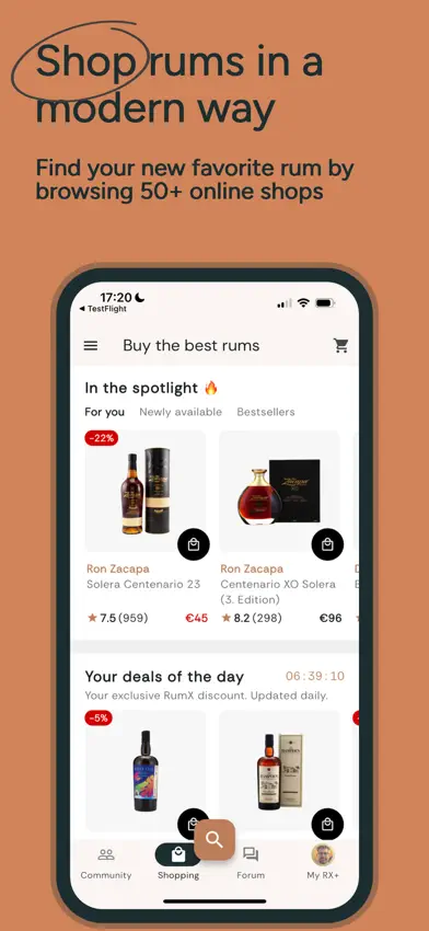 RumX screenshot 1