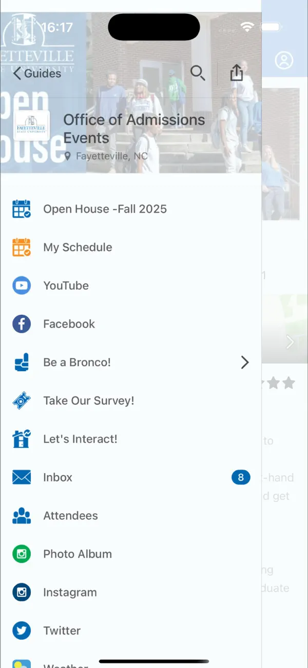 Screenshot #1 pour FSU Event Guidebooks
