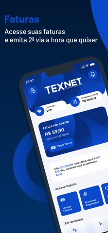 App Texnet iPhone screenshot