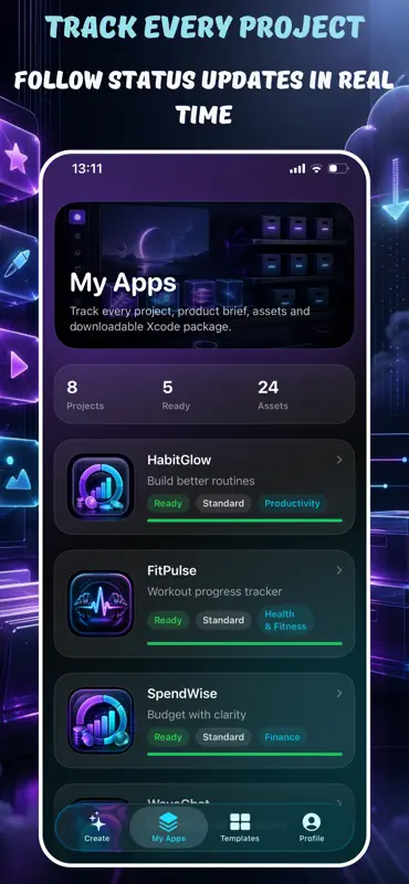 Vibecode: AI App Builder screenshot 4 of 8