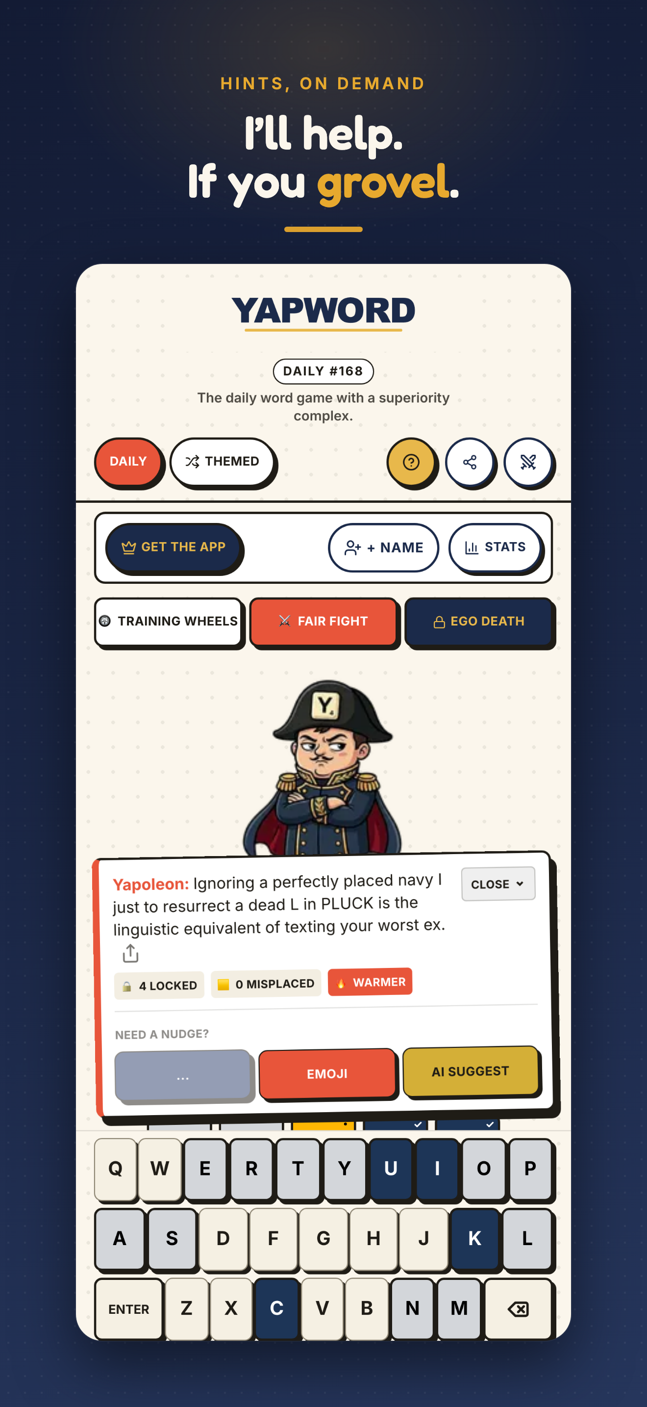 Yapword: Daily AI Word Game screenshot 3