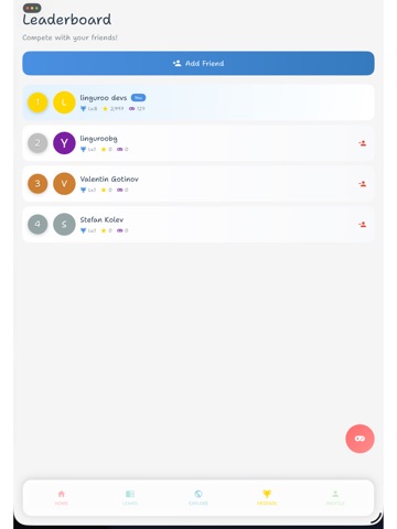 Linguroo iPad screenshot