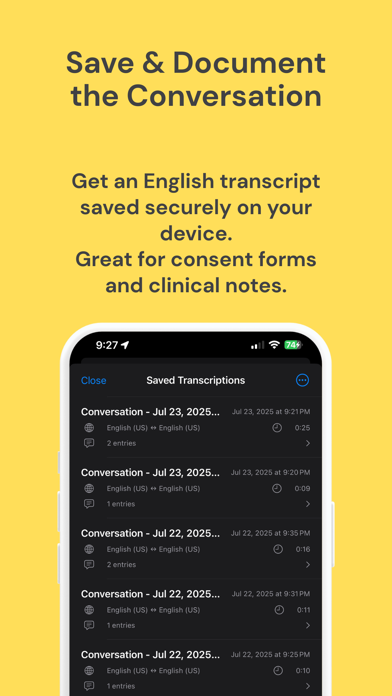 App screenshot