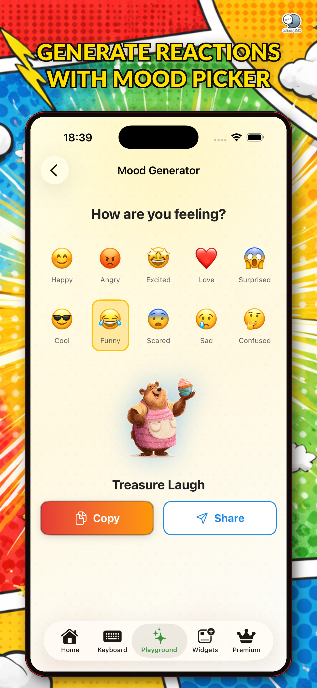 Cartoon Comics Stickers by CS
