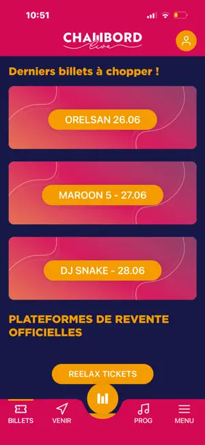 Chambord Live 2026 iPhone screenshot 5