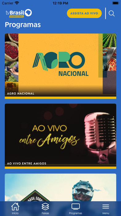 TV Brasil Internacional Screenshot