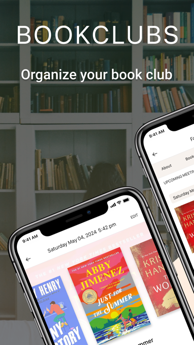 Screenshot #1 pour Bookclubs: Book Club Organizer
