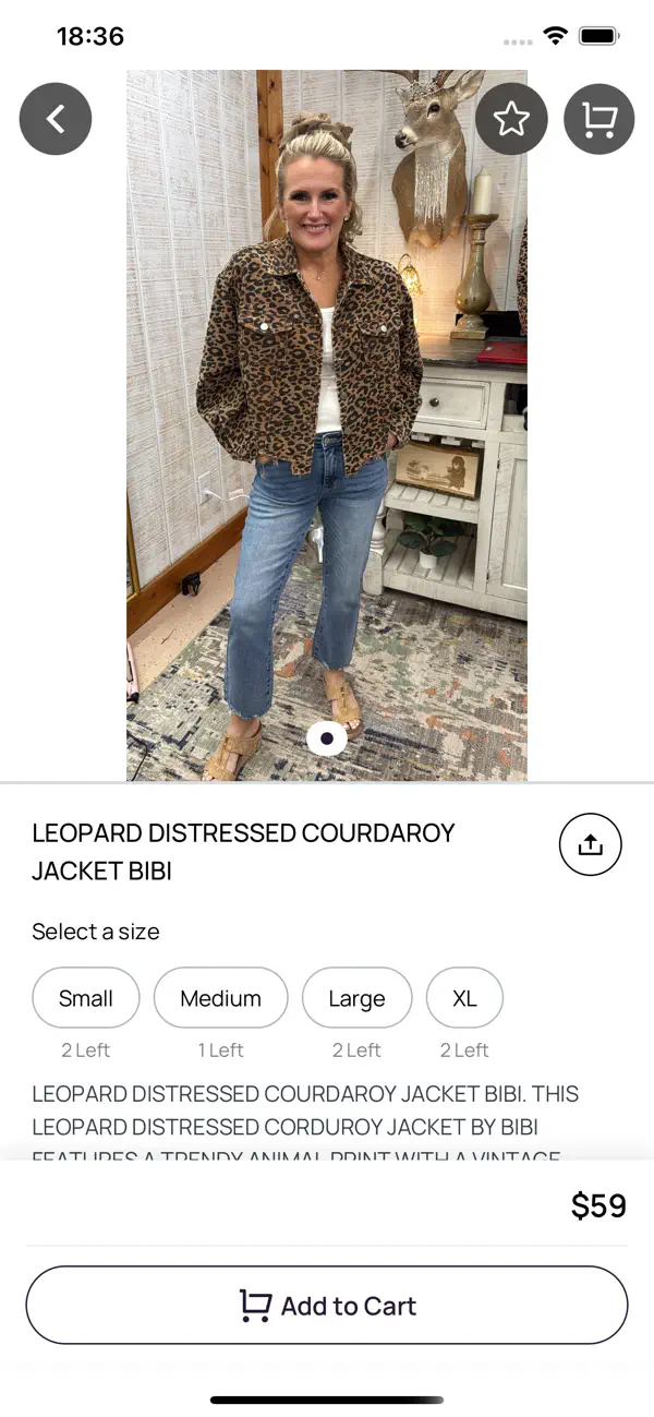 Screenshot #2 pour Black Buck Boutique