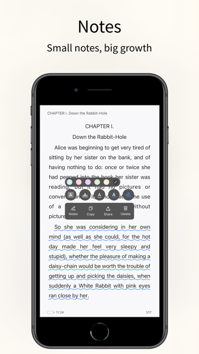 PureLibro: ebook reader screenshot 2