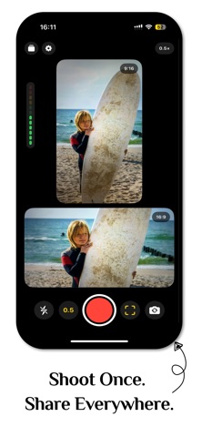 TwinRec: Dual Format Camera Screenshot 2 of 4