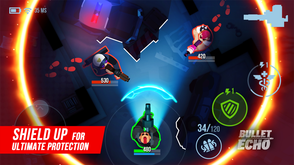 #6. Bullet Echo: PVP Shooter (iOS) От: ZeptoLab UK Limited