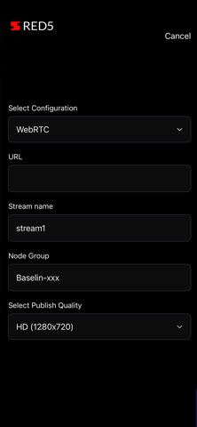 Red5 Live Streaming Screenshot 2 of 2