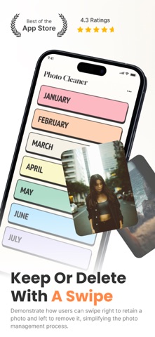 Photo Swipe Delete & AI Clean screenshot
