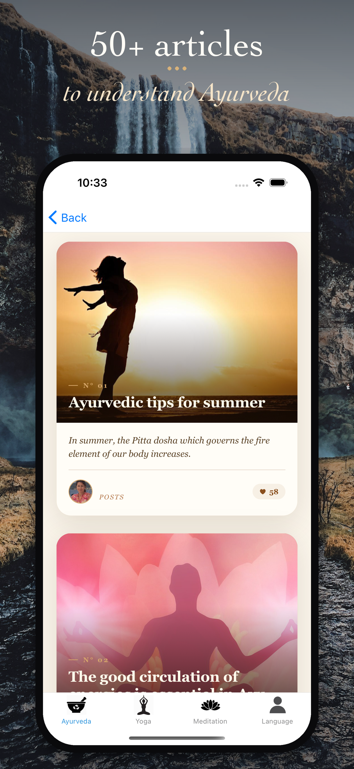 Ayurveda Yoga Meditation screenshot 3