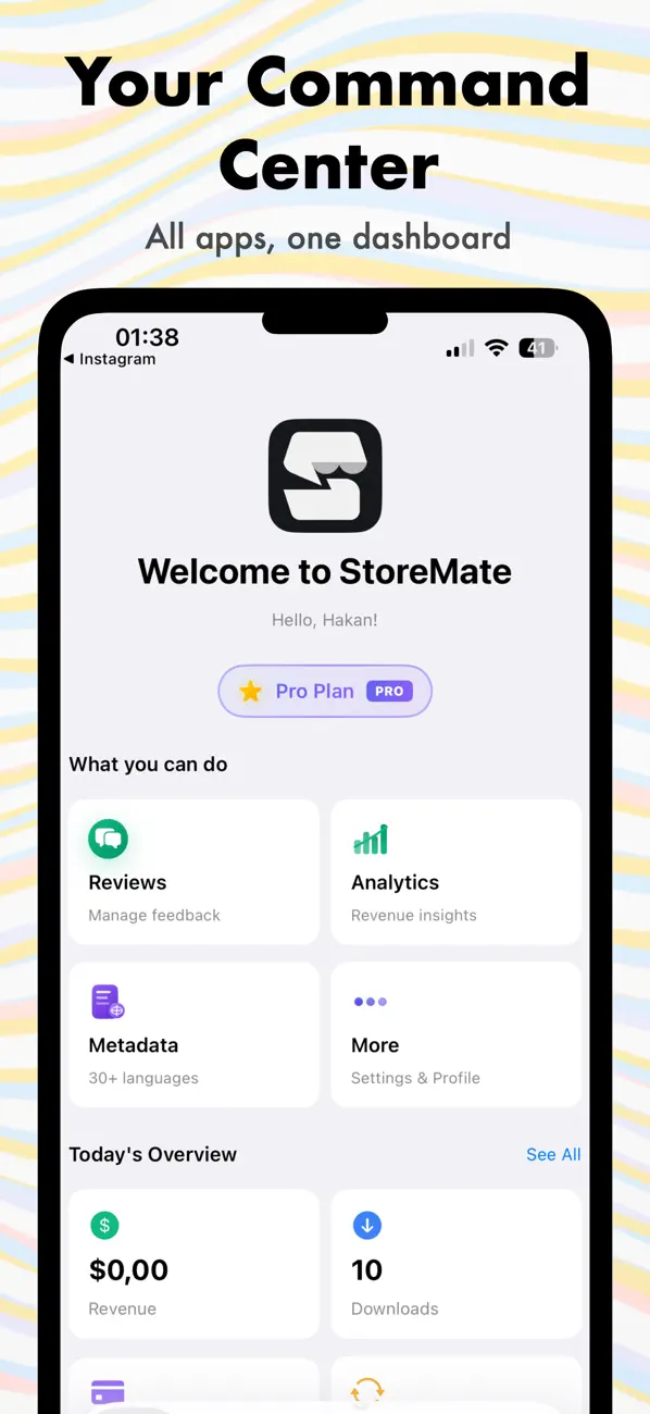 #1. StoreMate: ASO & Data Magic (iOS) Ved: HAKAN AKYAZ