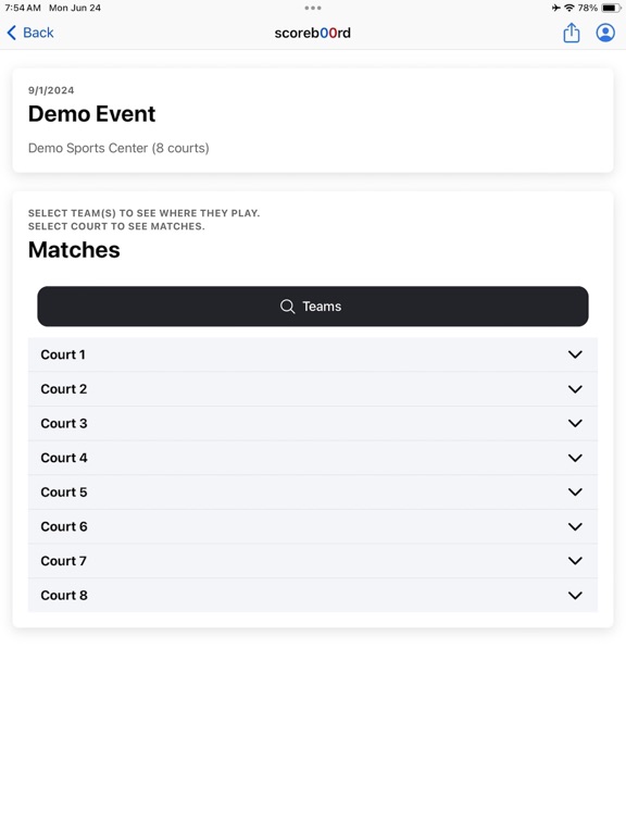 scoreb00rd iPad screenshot 2 - Sports app