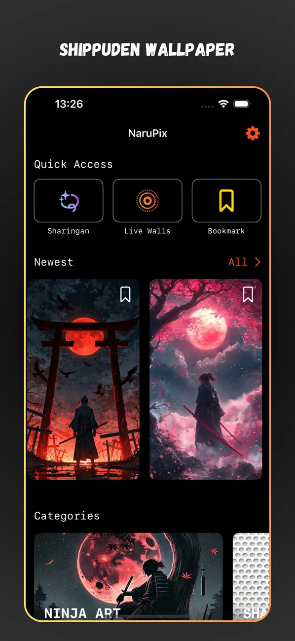 Screenshot #1 pour NaruPix: Shippuden Wallpaper