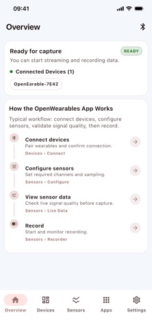 OpenWearable Screenshot 1 of 7