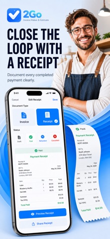 2Go - Invoice Maker & Estimate screenshot