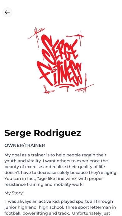 Serge Fitness iPhone screenshot 7 - Health & Fitness app