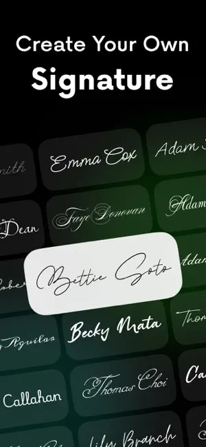 Signature maker - Digital sign screenshot 1