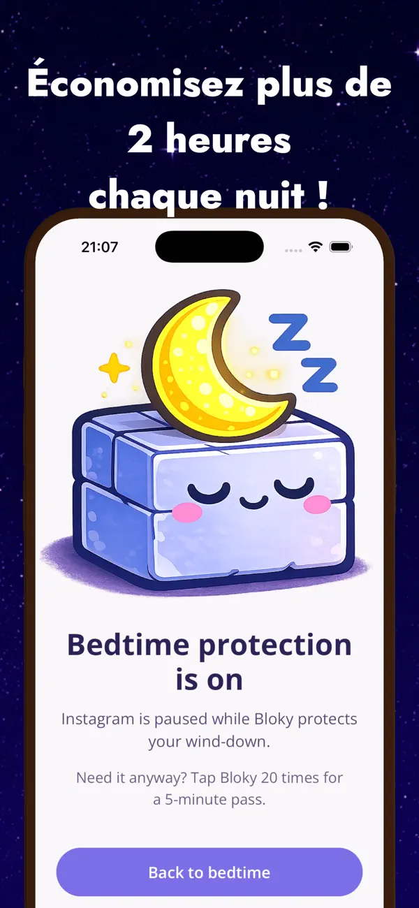 Screenshot #1 pour Bloky: Bloquer apps et sommeil
