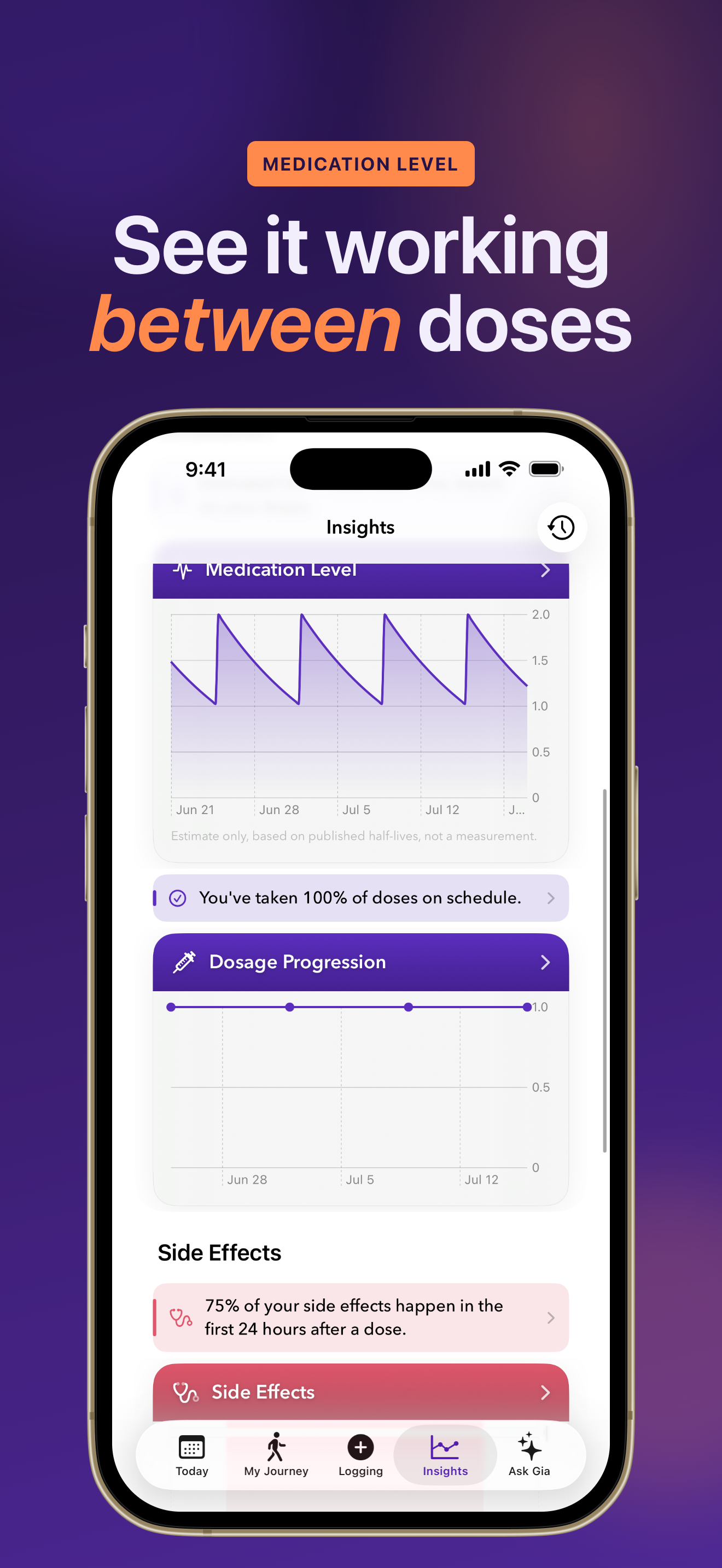 Glia: GLP-1 Tracker & Dose Log screenshot 7