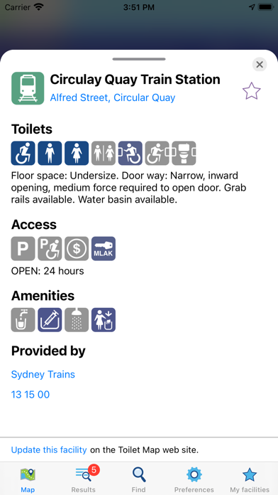 National Public Toilet Map Screenshot