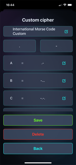 Symbol Morse Screenshot 8 of 8