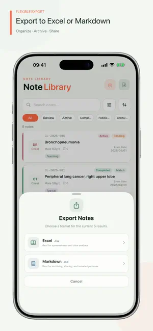 CaseNote screenshot 3