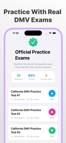 DMV Driving & Practice Test iPhone screenshot