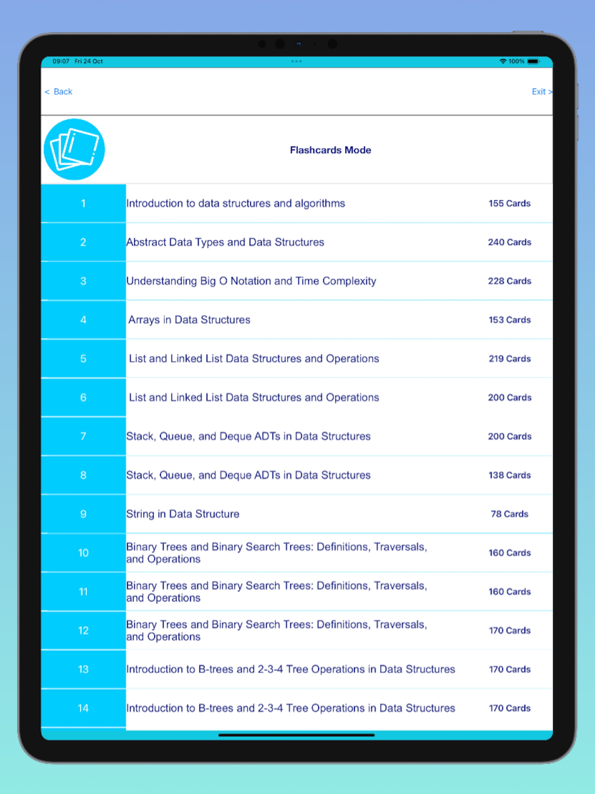 DSA Exam Review screenshot 9
