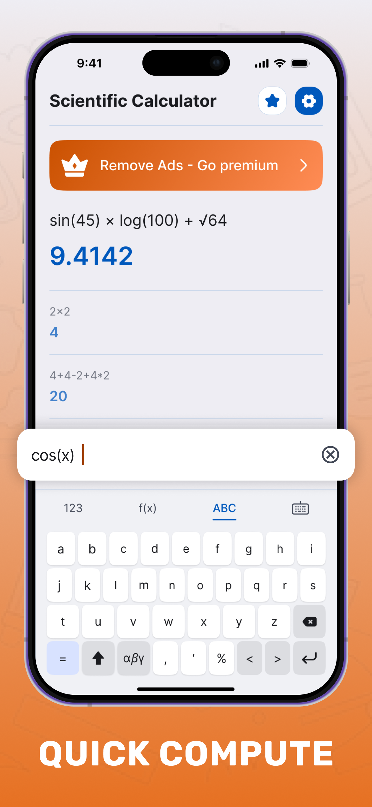 Scientific Calculator Pro.