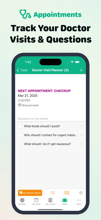 Pregnancy Tracker 3D by Sprout: Screenshot 5 von 10