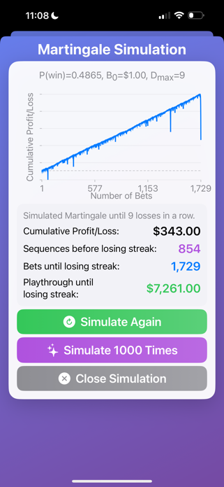 Martingale Strategy Screenshot 4 of 9