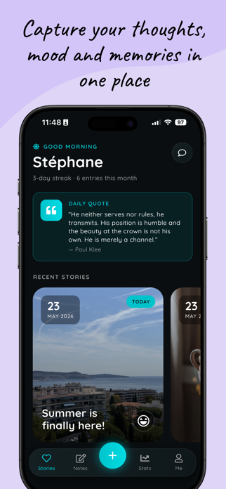 Tranquilo: Journal & Mood Screenshot 2 of 6