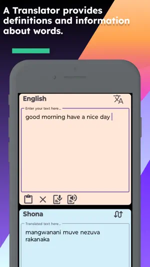 English Shona Translator screenshot 3