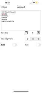 Envelope Address Label Maker screenshot #5 for iPhone
