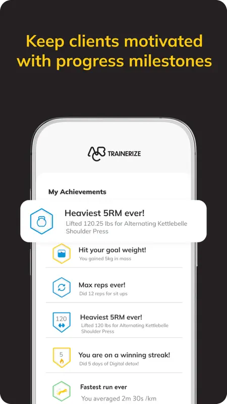 Fitness App (ABC Trainerize) screenshot 8 of 9