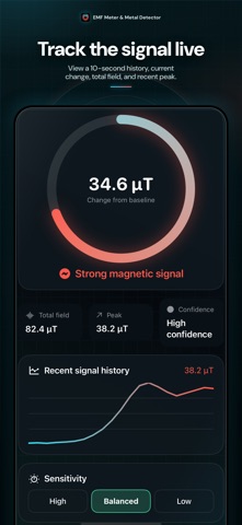 EMF Meter & Metal Detector Screenshot 3 of 6