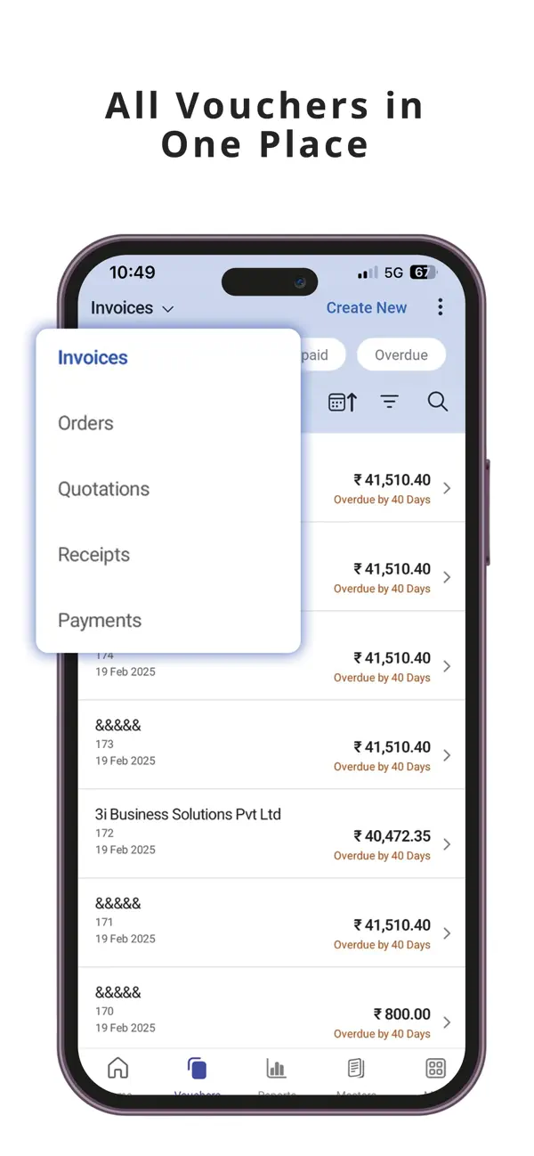 Screenshot #2 pour Busy: GST Billing & Accounting