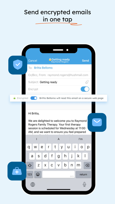 Hushmail Screenshot
