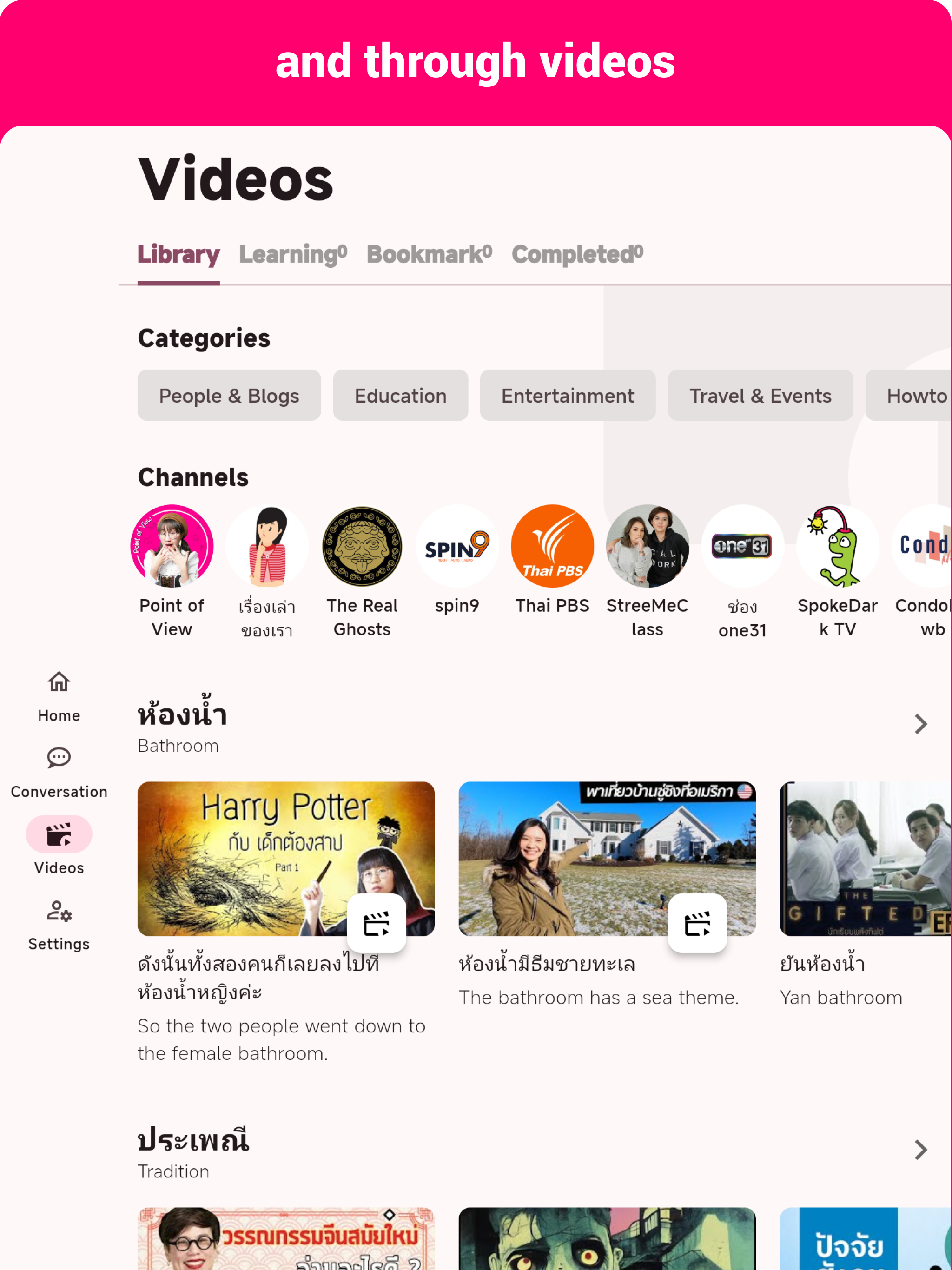 Thai  - Listening Speaking