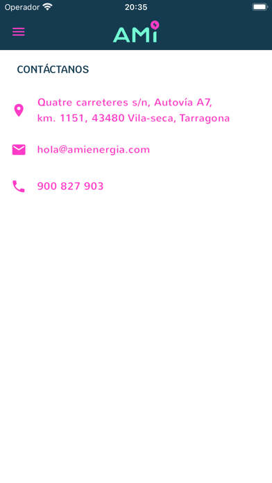 AMI Energia Screenshot