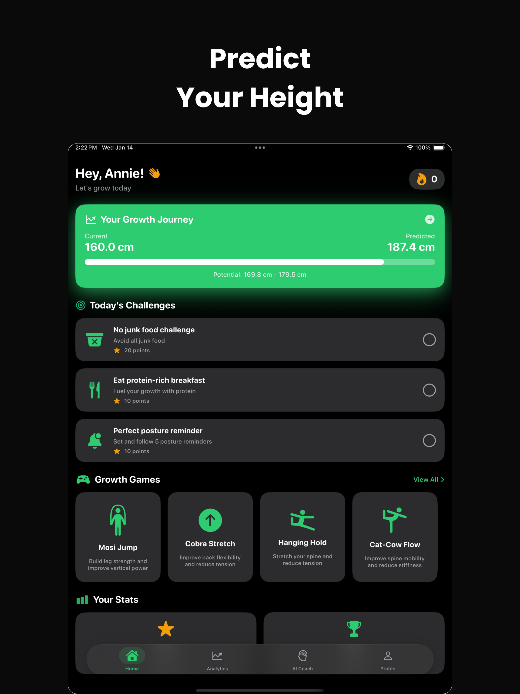 HowTall - AI Height Predictor