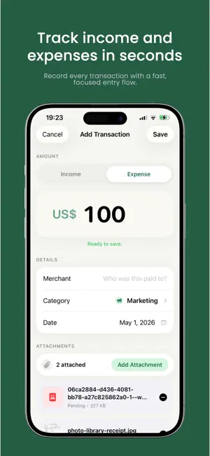 Solo Ledger: Expense Tracker screenshot 2