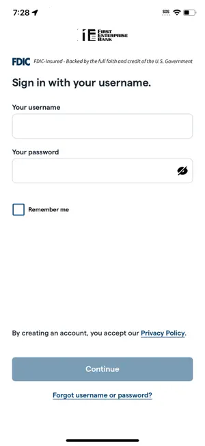 First Enterprise Bank Mobile screenshot 4
