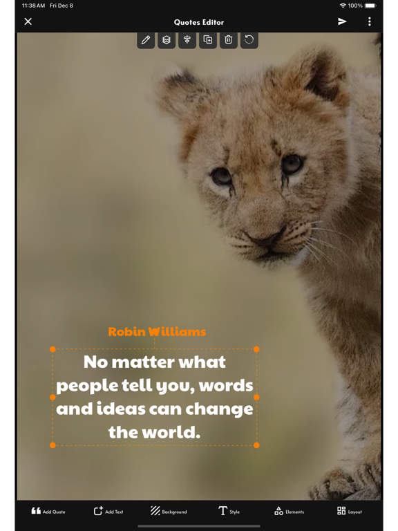 Motivation - 365 Daily Quotes iPad screenshot 6 - Health & Fitness app